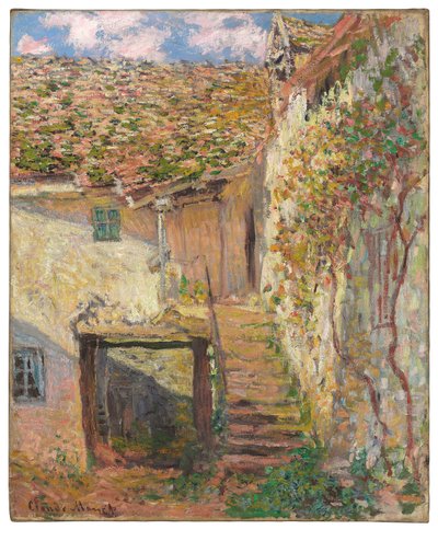 The Staircase by Claude Monet