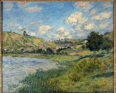 Landscape. Vetheuil by Claude Monet