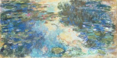 The Water Lily Pond by Claude Monet