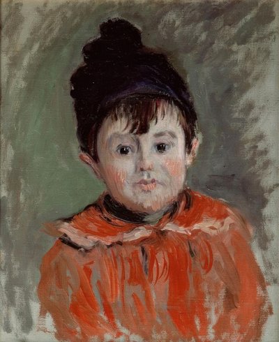 Portrait of Michel in a Pom-Pom Hat by Claude Monet