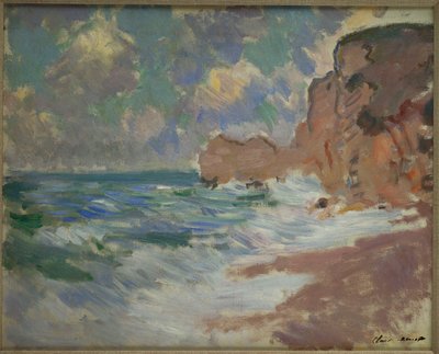 Receding Waves by Claude Monet