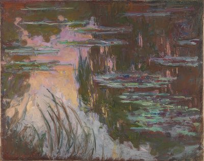 Water Lilies in Evening Light by Claude Monet