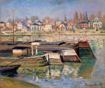Seine at Asnières by Claude Monet