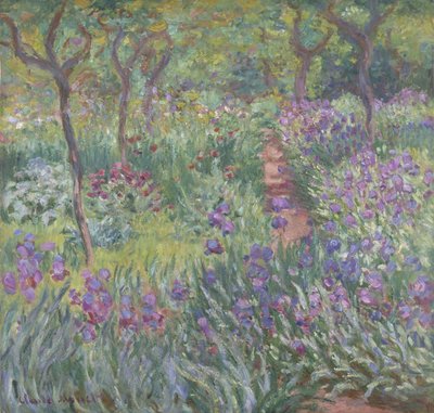 The Artist’s Garden in Giverny by Claude Monet