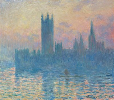 The Houses of Parliament, Sunset by Claude Monet