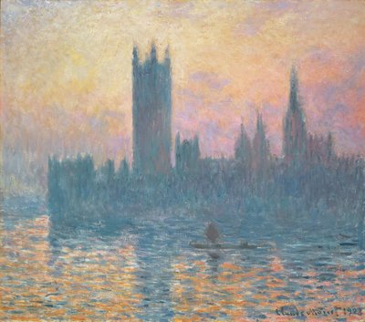 The Houses of Parliament, Sunset by Claude Monet