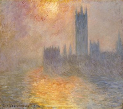 The Houses of Parliament, Sunset by Claude Monet