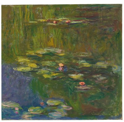 The Water Lily Pond by Claude Monet