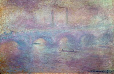 The Waterloo Bridge, Fog Effect by Claude Monet