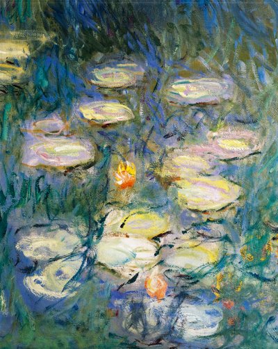 Water Lilies (detail) by Claude Monet