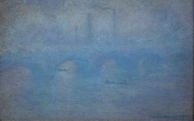 Waterloo Bridge. Effect of Fog by Claude Monet