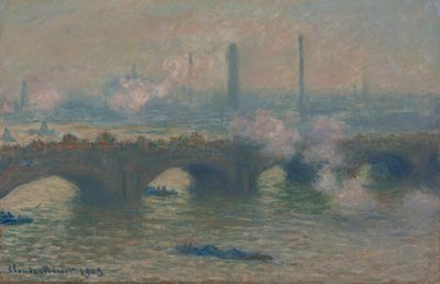 Waterloo Bridge, Gray Day by Claude Monet