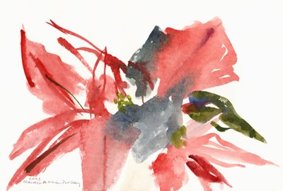 Poinsettia by Claudia Hutchins Puechavy