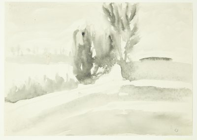 Landscape with Trees by Claus Johansen