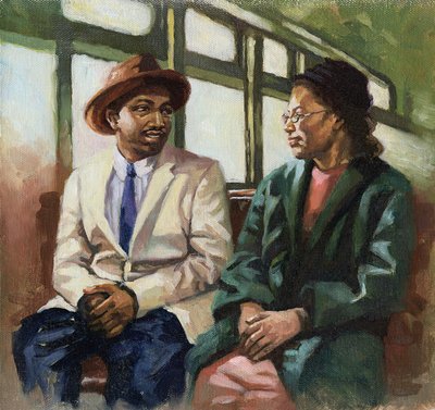Martin and Rosa Up Front, 2001 by Colin Bootman