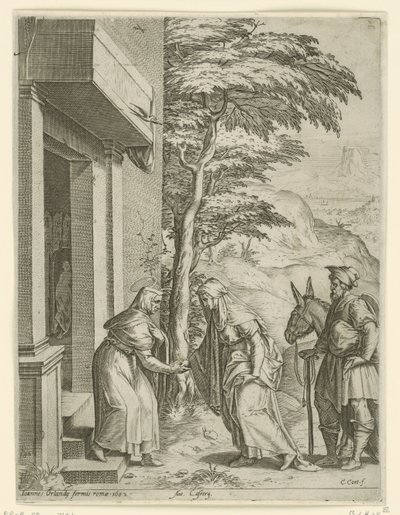 Visitation by Cornelis Cort