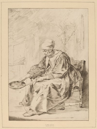 Pancake Woman by Cornelis Ploos van Amstel