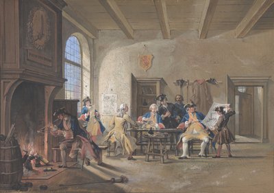 Guardroom Scene by Cornelis Troost