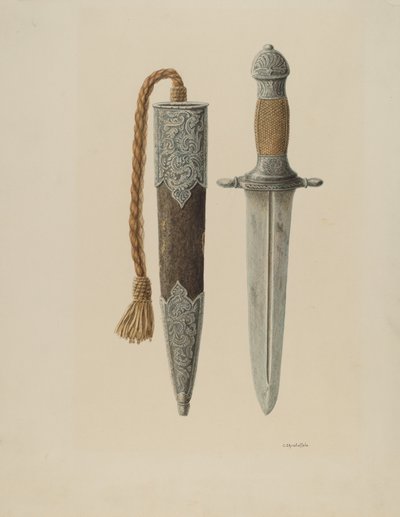 Dagger and Sheath by Cornelius Christoffels