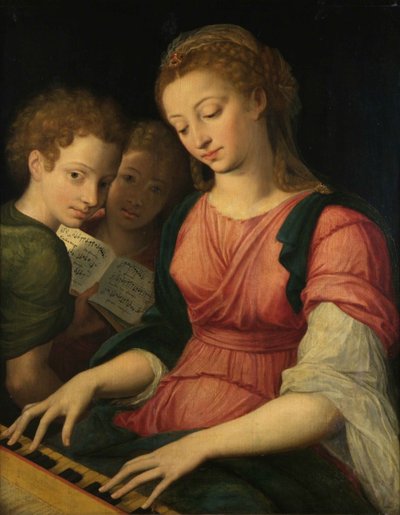 Saint Cecilia by Coxcie