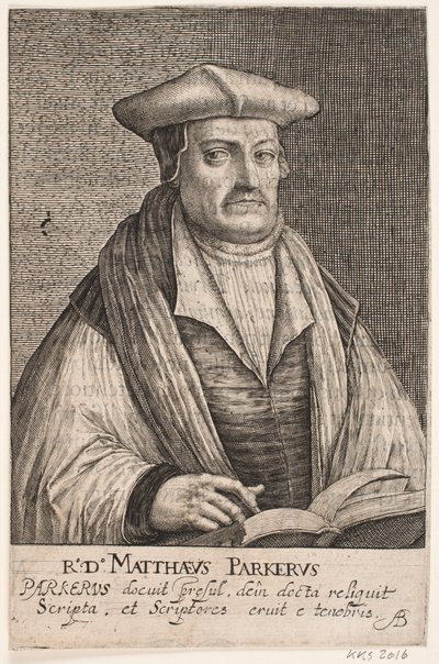 Mathew Parker, Archbishop of Canterbury by Crispijn van de Passe