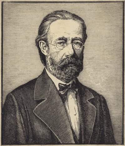 Portrait of Bedrich Smetana by Czech School