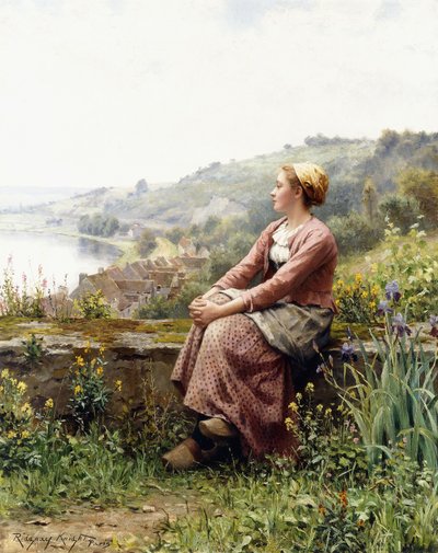 Reverie by Daniel Ridgway Knight