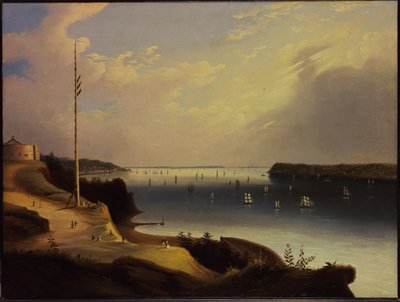 New York Harbour, c.1835 by Daniel Wadsworth