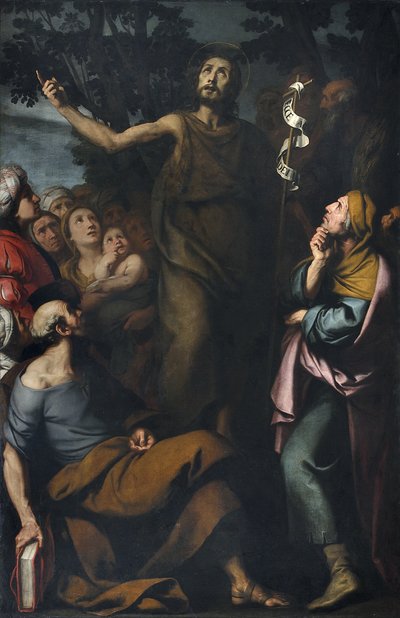 The Sermon of Saint John the Baptist by Daniele Crespi