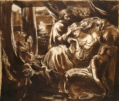 The Death of Lady Macbeth by Dante Gabriel Rossetti