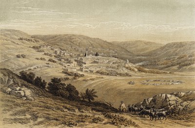 General View of Nazareth by David (after) Roberts