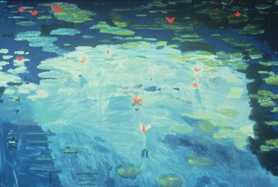 The Waterlily Pond by David Alan Redpath Michie