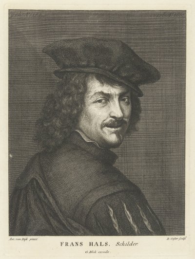 Portrait of the Painter Frans Hals by David Coster