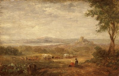 View near Lancaster by David Cox the elder