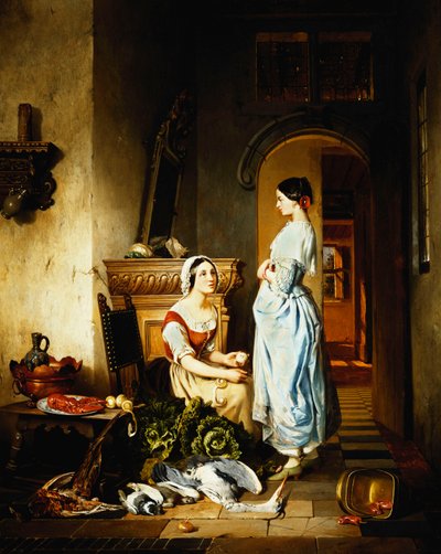 Preparing the Meal by David Emil Joseph de Noter