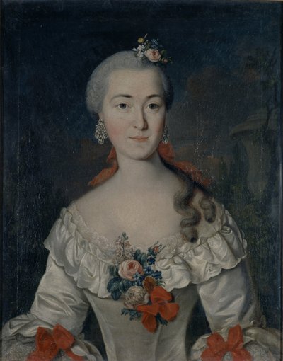 Portrait of Maria Ivanovna Tatishcheva, 1759 by David Lueders