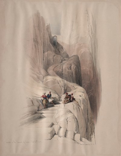 Ascent to the Summit of Sinai by David Roberts