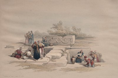 Fountain at Cana by David Roberts