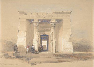 The Temple at Dendur, Nubia, 1848 by David Roberts