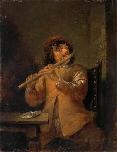 Flautist, 1630s by David Teniers the Younger