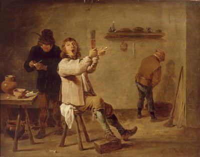 The Smokers by David Teniers the Younger