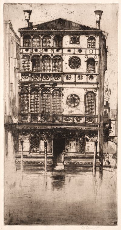 Palazzo Dario, Venice by David Young Cameron