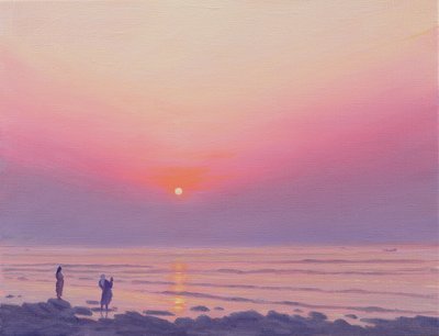 Dusk at Kochi by Derek Hare