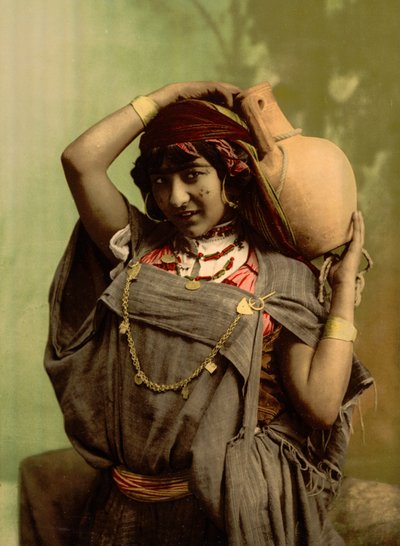 A Bedouin Woman, Tunis, Tunisia by Detroit Photographic Co.