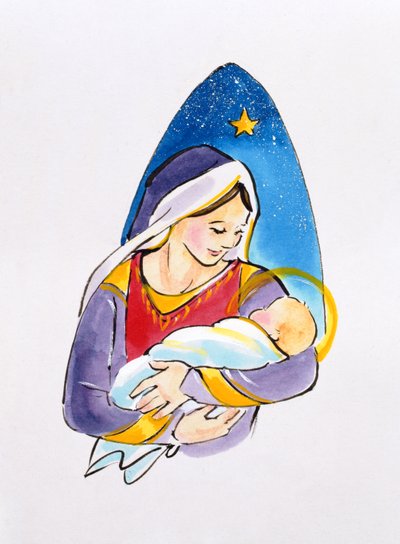 Madonna and Child by Diane Matthes