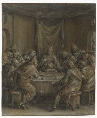 The Last Supper by Dirck Barendsz.