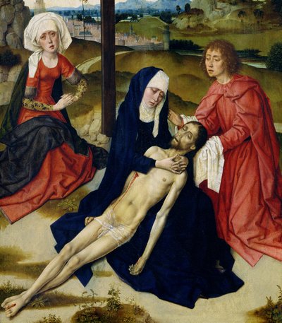 The Lamentation (detail) by Dirck Bouts