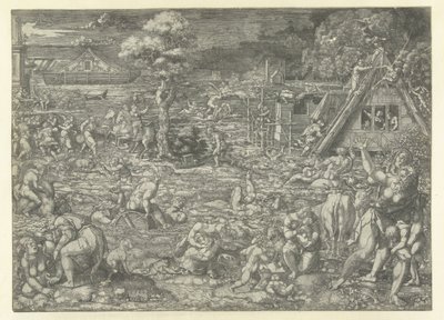 The Flood by Dirck Vellert