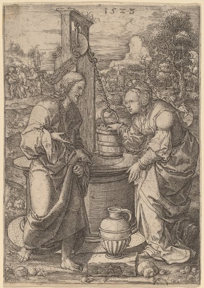 Christ and the Woman of Samaria by Dirk Jacobsz Vellert