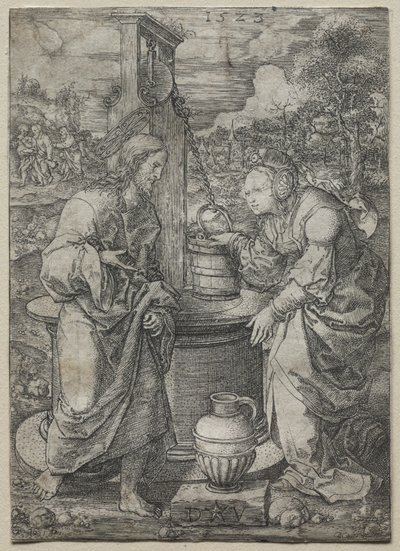 Christ and the Woman of Samaria by Dirk Vellert